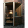 Дверь стеклянная HARVIA 8х19 коробка сосна, стекло прозрачное D81904M